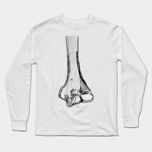 Humerus Pen and Ink Drawing Long Sleeve T-Shirt